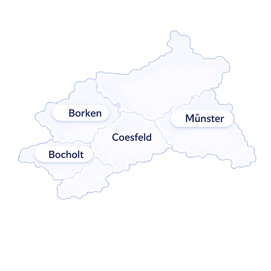 Einsatzgebiet im Münsterland